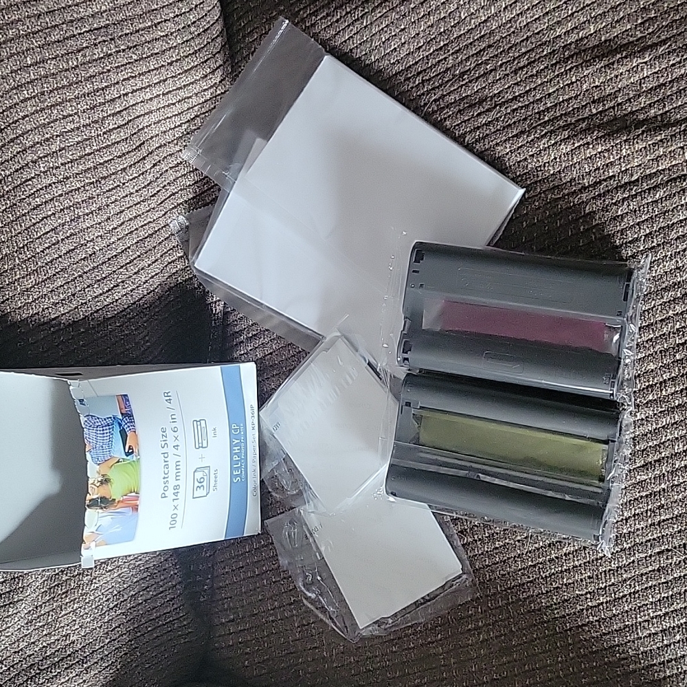 Canon Selphy ink and photo paper
